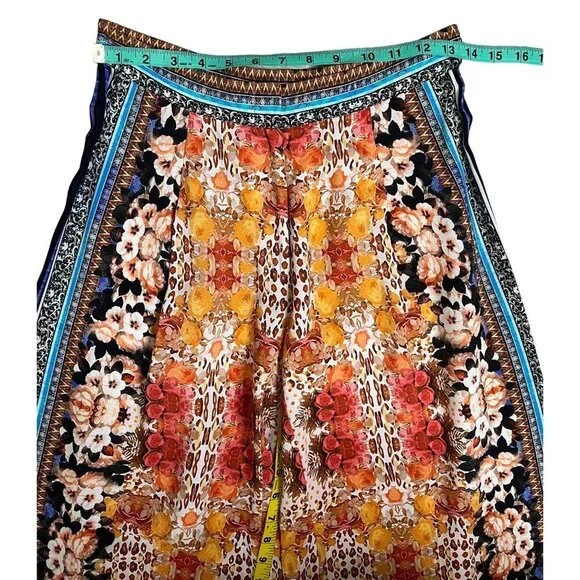 Ranna Gill by Anthropologie Airy Samaire Wide Leg Printed Floral Pant Size 0 - Picture 10 of 12